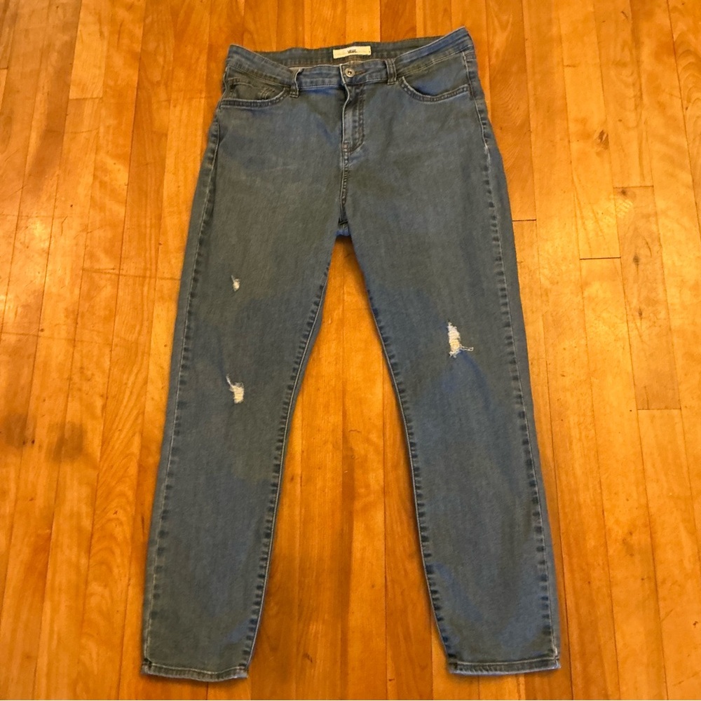 VANS Classic Blue Distressed Jeans - Women’s Size 30
